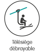 Télésiège débrayable
